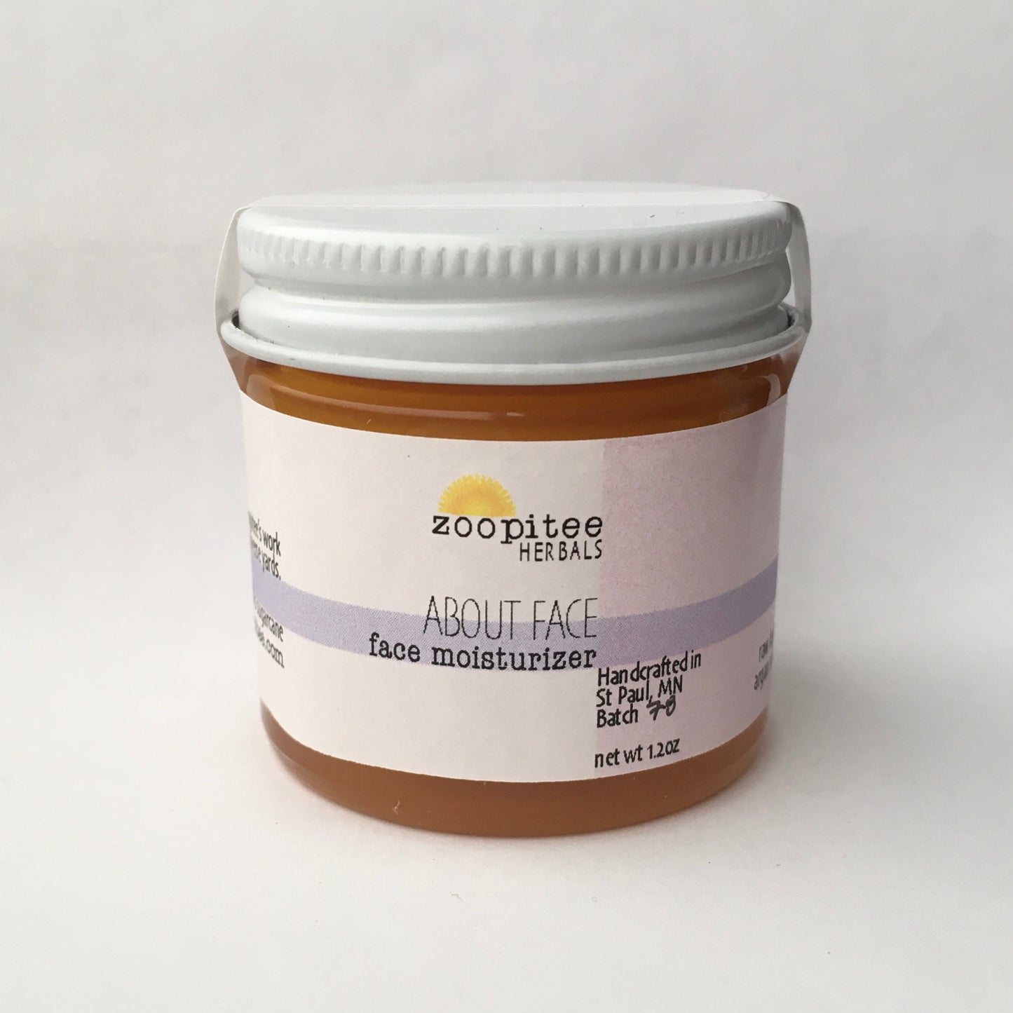 About Face - Face Moisturizer